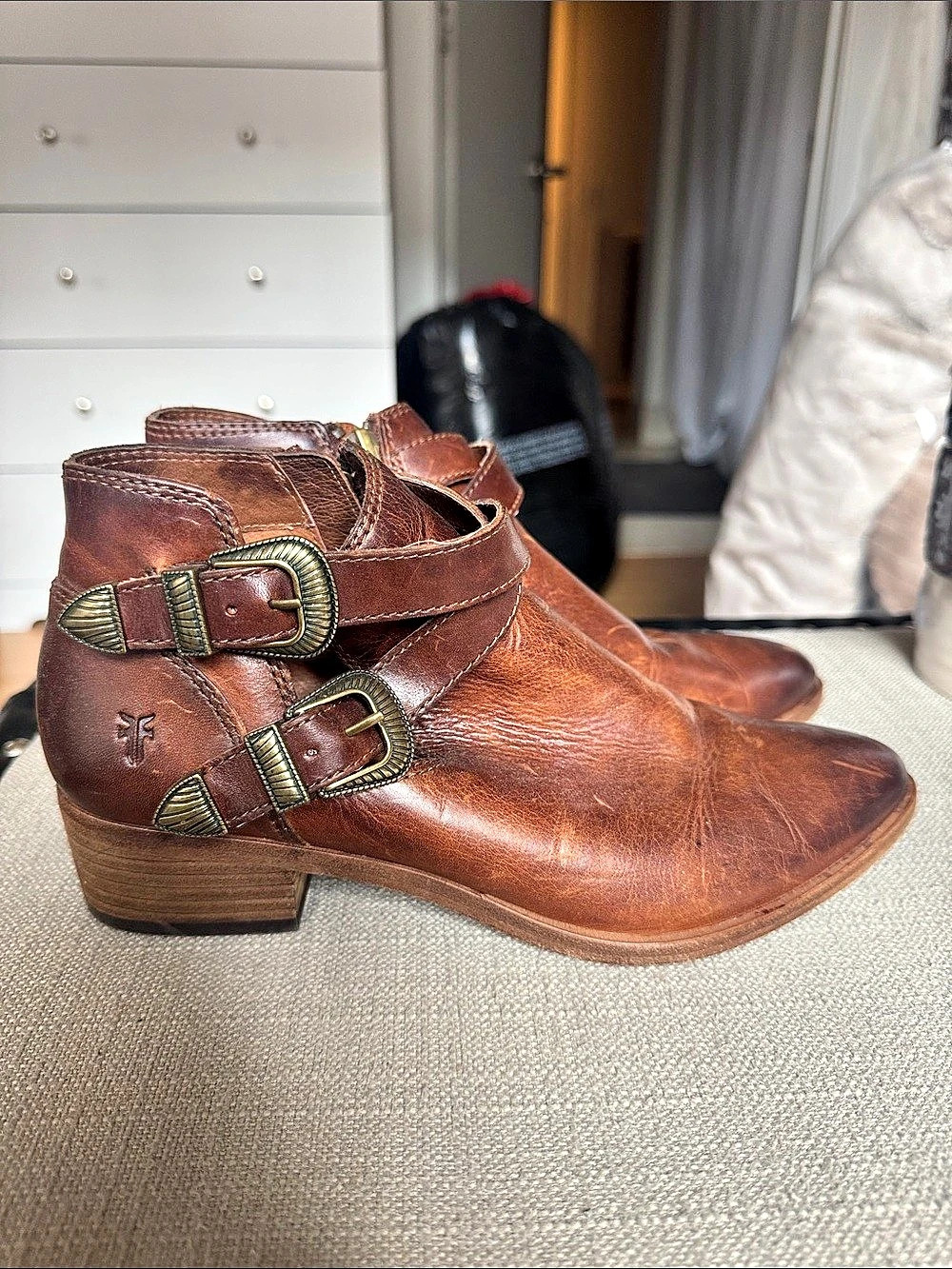 Frye western shootie Ankle Boots Brown US 5M